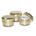 TOP jarras de acrílico con anillo de plata 5ml 10ml 15ml 30ml 50ml 100ml